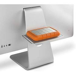 Twelve South Backpack for iMac and Apple Displays | Hidden Storage Shelf for Hard Drives and Accessories (Silver)