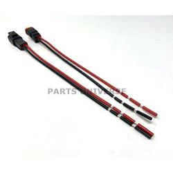 Deutsch 518 PCS DT Connector KIT Black 14-16AWG Solid Contacts & Pigtail KIT (Made in USA)