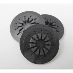 Black CD Hub Center with Adhesive Backing Consumer Portable Electronics/Gadgets (50 in A Pack) Branded Master Cables Product