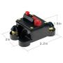 12V-24V DC Circuit Breaker Trolling Motor Auto Car Marine Boat Bike Stereo Audio Inline Fuse Inverter Waterproof with manual reset 100A 100Amp