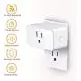 Smart Plug WiFi Outlet Work with Apple HomeKit, Siri, Alexa, Google Home, Refoss Smart Socket with Timer Function, Remote Control, No Hub Required, 16 A, 2 Pack