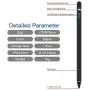 AICase Stylus Pens for Touch Screens, 1.45mm High Precision and Sensitivity Point IPad Pencil Fine Point Active Smart Digital Pen for Tablet Work at iOS and Android Touch Screen (Black1)