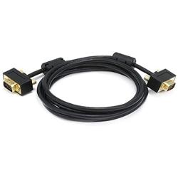 Monoprice 106360 6-Feet Ultra Slim Super VGA Male to Male Monitor Cable with Ferrites