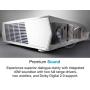 Optoma CinemaX P2 Smart 4K UHD Laser Projector for Home Theater 3000 Lumens Superior Image with Laser & 6-Segment Color Wheel