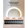 TaoTronics 12'' Selfie Ring Light with 3 Color Modes, 10 Adjustable Brightness, 61“ Extendable Tripod Stand, 2 Phone Holders, Bluetooth Remote Shutter for Photography/Makeup/Live Stream/YouTube/Vlogs