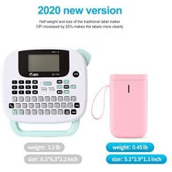 Label Maker Machine NiiMbot D11 2020 Portable Wireless Connection Label Printer Tape Included Multiple Templates Available for Smartphone Tablet Easy to Use Office Home Organization USB Rechargeable