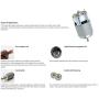 775 DC Motor DC 12V - 24V Max 10000RPM - 20000RPM Ball Bearing Large Torque High Power Low Noise Gear Motor Electronic Component Motor 2pcs
