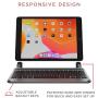 Brydge 10.2 Wireless Keyboard Compatible with iPad (8th Gen, 2020& 7th Gen, 2019), Backlit Keys, Long Battery Life (Space Gray)