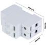 Voltage Surge Arrester Device, 2P Surge Protective Device DC Photovoltaic Lightning Protector Low-voltage Arrester 3.0KV (2P20KA)