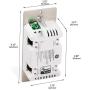 GE Enbrighten Z-Wave Plus Smart Light Switch with QuickFit and SimpleWire, Works with Alexa, Google Assistant, SmartThings, Wink, Zwave Hub Required, Repeater/Range Extender, 3-Way Ready, Ivory, 47191