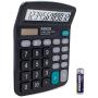 RENUS Calculator Electronic Desktop Calculator with 12 Digit Large Display, Solar Battery LCD Display Office Calculator