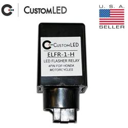 4-Pin Electronic LED Flasher Relay for LED Blinkers on Honda Motorcycles - ELFR-1-H