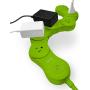 Quirky Pivot Power 2.0 - Flexible and Bendable 6 Outlet Surge Protector - Green