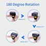 Symcode 2D Bluetooth Wireless QR Barcode Scanner,Portable Ring Wearable Finger 1D 2D Mini Bar Code Reader Scanner Suppot Screen Scanning with Bluetooth & 2.4GHz Wireless & Wired Connection