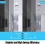 Ensenior 1 Pack 4 Inch Ultra-Thin LED Recessed Ceiling Light with Junction Box, 6000K Clear White, 9W 75W Eqv, Dimmable Downlight, 750LM High Brightness - ETL Certified