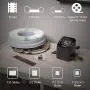 Magnasonic All-In-One Film & Slide Scanner, High Resolution 22MP, Converts 35mm/110/126/ Super 8/8mm Film & 135/110/126 Slides into Digital JPEG, 2.4'' LCD Screen, Built-in Memory, Fast Scanning (FS52)