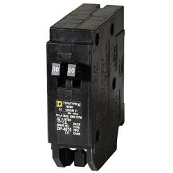 Square D by Schneider Electric HOMT3020CP Homeline 1-30-Amp 1-20-Amp Single-Pole Tandem Circuit Breaker