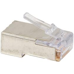 Platinum Tools 100020 EZ-RJ45 Shielded Cat5e/6, (Internal Ground). 50/Bag.(Pack of 50) , green