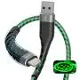 iPhone Charger, iCrius [Apple MFi Certified] 6Ft Led Light Up Lightning Cable USB Fast Charger Charging Cord Compatible with iPhone 11 Pro Max XS XR X 8 7 6 Plus SE iPad and More(Green)
