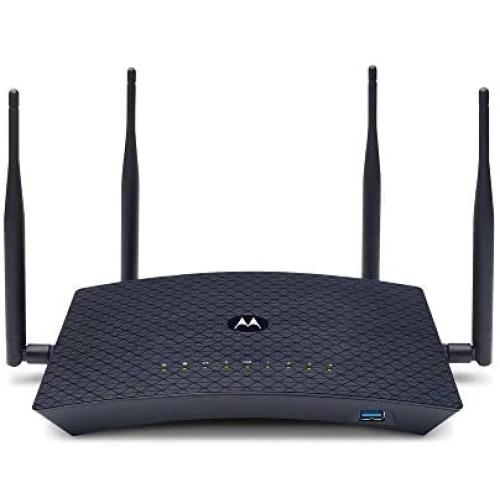 MOTOROLA AC2600 4x4 WiFi Smart Gigabit Router with Extended Range, Model MR2600