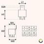 10 Pack Bosch Style 5-Pin 12V Relay Switch [SPDT] [30/40 Amp] 12 Volt Automotive Relays for Auto Fan Cars