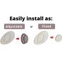 New Blind Spot Mirrors Can be Installed Adjustable or Fixed. Car Mirror for Blind Side / Door Mirrors by Utopicar Car Accessories | Wide Angle Rear View Mirrors [Frameless Design] (2 pack)