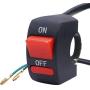 Taiss Motorcycle Bicycle Handlebar On Off Push Button Switch U5 U7 U2 Motorcycles Scooter Electrombile Motorbike Light Tuning Part with 22in Connect Line F009