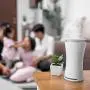 uHoo Indoor Air Quality Sensor – 9 in 1 Smart Air Monitor with Temperature and Humidity Gauge, CO2, Dust (PM2.5), VOC, NO2, Allergen Meter -to Breathe Easy and Boost Health