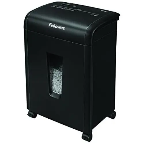Fellowes 62MC 10-Sheet Micro-Cut Home and Office Paper Shredder with Safety Lock for Added Protection (4685101),Black