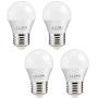 J.LUMI BPC4505 LED Bulb 5W, A15 Bulb, G45 Bulb Shape, 40 Watt Equivalent, E26 Base, 3000K Soft White, Ceiling Fan Light Bulbs, Appliance Bulb, Bathroom Light Bulbs, Non Dimmable (Pack of 4)