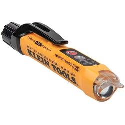 Klein Tools NCVT3P Dual Range Non Contact Tester with Flashlight, 12-1000V AC for Standard and Low Voltage with 2m Drop Protection