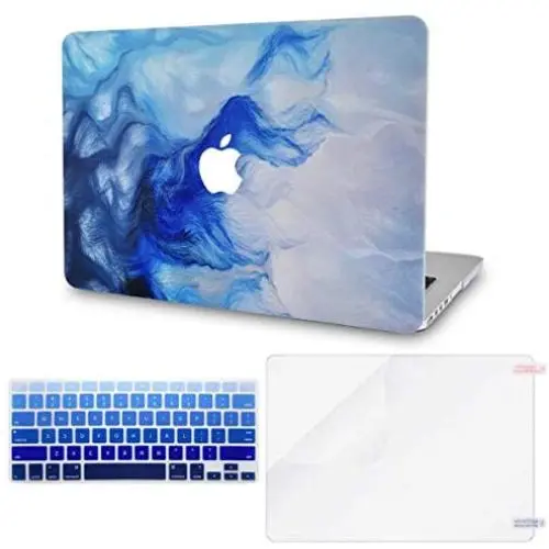 LuvCase 3 in 1 Laptop Case Compatible with MacBook Pro 13'' (2016-2020) +/- Touch Bar A2159/A1989/A1706/A1708 Hard Shell Cover, Keyboard Cover & Screen Protector (Mist 12)