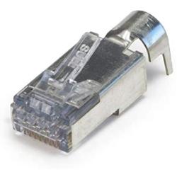 Platinum Tools Ezex44 Shielded RJ45 External Ground Connector 50/Jar Accessory Box (202051J)
