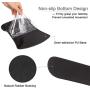 Keyboard Wrist Rest Pad and Mouse Wrist Rest Support Mouse Pad Set,DQQH Non Slip PU Base Wrist Support with Ergonomic Raised Memory Foam for Easy Typing & Pain Relief (Starry Night)