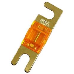 Yoiilnz (Pack of 5 pcs) Mini ANL Fuse 40 AMP Car Audio Fuse 40A Gold plated (40 Amp)
