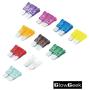 GlowGeek 100pcs Assorted Auto Car Truck Standard Blade Fuse Assortment 2A 3A 5A 7.5 A 10A 15A 20A 25A 30A 35A Car Boat Truck SUV Automotive Replacement Fuses