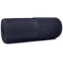 10CM Wide(Approx 4'') 2 Meter Long Sew On Self Adhestive Hook and Loop Strips Set with Non-Adhesive Back Nylon Fabric Fastener Black