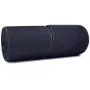 10CM Wide(Approx 4'') 2 Meter Long Sew On Self Adhestive Hook and Loop Strips Set with Non-Adhesive Back Nylon Fabric Fastener Black