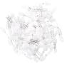 Chanzon 100 pcs 5mm Red Diffused LED Diode Lights (Frosted Lens Round DC 3V 20mA) Lighting Bulb Lamps Electronics Components Indicator Light Emitting Diodes