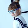 Zasun Kids Blue Light Blocking Glasses 2 Pack, UV Protection & Anti Eyestrain Computer Video Gaming Glasses for Kids Boys Girls Age 3-12 (Black +Transparent Blue)