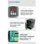 4KW 220V VFD Inverter Variable Frequency Drive Converter Driver Controller 5HP 3-Phase Output 18A VSD with 2m Extension Cable For Spindle Motor Drive Control/CNC Router Engraving Milling Machine
