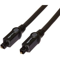 Amazon Basics CL3 Rated Optical Audio Digital Toslink Cable - 15 Feet