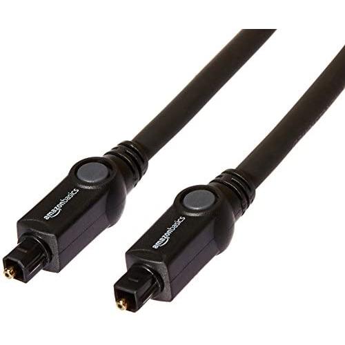 Amazon Basics CL3 Rated Optical Audio Digital Toslink Cable - 15 Feet