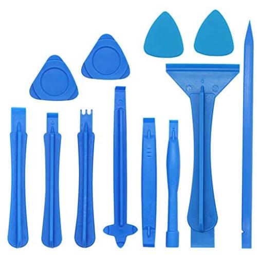 Hovico 12Pcs Phone Screen Opening Pry Plastic Tool Repair Kit,Spudger Pry Blade Opening Tool Repair Kit for Electronics Tool