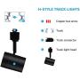 LEONLITE LED Track Head Lighting, 17.5W(85W Eqv.), 38° Beam Angle, H-Type Integrated Track Light, 4000K Cool White, Pack of 4