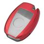 TANGSEN Smart Key Fob Case Red TPU Protective Cover for Mercedes Benz A B C CLA CLS E G GL GLA GLC GLE GLK GLS GT M R S SL SLC SLK SLS Class AMG Viano 2 3 Button Keyless Entry Remote Accessories
