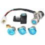 Ignition Key Switch Lock Set Replacement for Aero NH80 SA50 Elite 50 Scooter