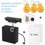 Electronic Cabinet Lock, Hidden DIY RFID Lock Electronic Cabinet Lock ， RFID Card/Tag Card/Induction Swipe Card to Unlock,for Wooden Cabinet Drawer Locker Cupboard