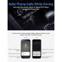 NHJN Bluetooth Receiver/Car Kit,Portable Wireless Car Audio Adapter 3.5mm Aux Stereo Output (Bluetooth 4.2, A2DP, Built-in Microphone) for Car/Home Stereo Sound System …