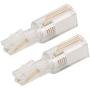 Telephone Cord Detangler, Uvital Wireless Anti-Tangle Telephone Handset Cable 360 Degree Rotating Landline Swivel Cord Untangler White (2 Pack)